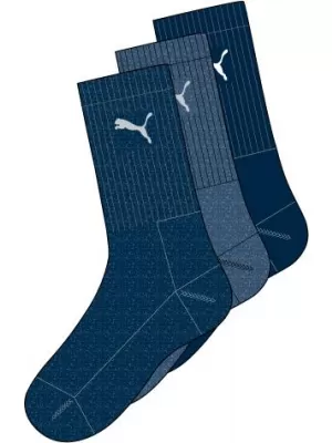 Herrensocken PUMA CREW SOCK 3P 88035503 MARINE