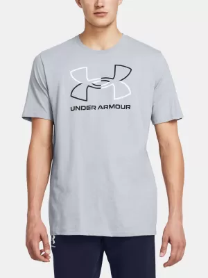 Herren-T-Shirt UNDER ARMOUR UA GL FOUNDATION UPDATE SS 1382915-011 GRAU