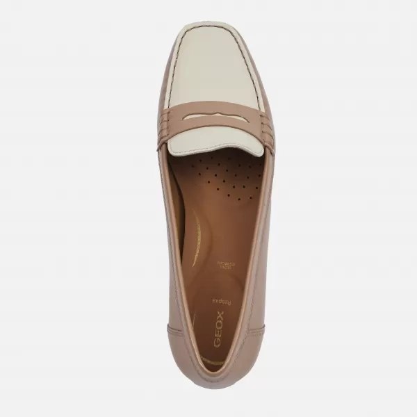  Damenmokassins GEOX ANNYTAH MOC G000632 HELLBRAUN 
