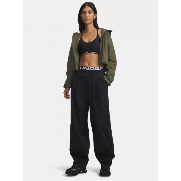  Sporthose für Damen UNDER ARMOUR UA UNSTOPPABLE WVN PLEAT PT 6007027-001 SCHWARZ 