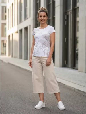 Damen Freizeitshirt Premium ALTISPORT VOJ/ALW120TR06 HELLGRAU