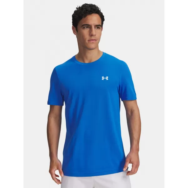 Herren-T-Shirt UNDER ARMOUR VANISH SEAMLESS NOVELTY SS BLAU 