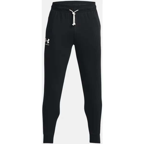  Herren-Jogginghose UNDER ARMOUR UA RIVAL TERRY JOGGER 1380843-001 SCHWARZ 
