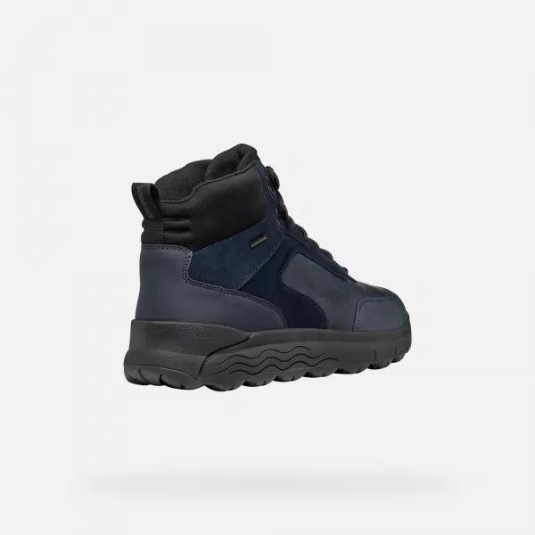  Herren-Stiefeletten GEOX SPHERICA 4X4 ABX DUNKELBLAU 