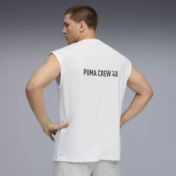  Hemd PUMA M GRAPHIC CUTOFF TANK 52762002 PUMA WEIß 
