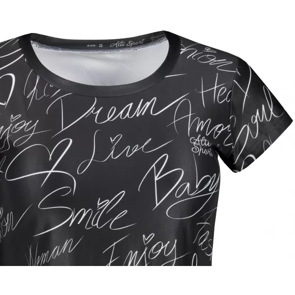  Damen Freizeitshirt Premium ALTISPORT VOJ/ALW084TR06 SCHWARZ 