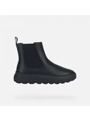 Damen-Stiefeletten GEOX SPHERICA EC4.1 SCHWARZ