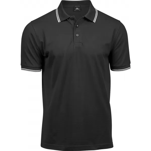  Herren-T-Shirt TEE JAYS | TJ 1407 SCHWARZ/WEIß 