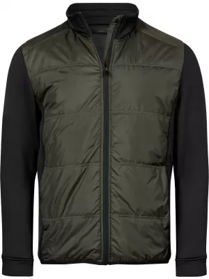 Herrenjacke TEE JAYS | TJ 9110 TIEFGRÜN/SCHWARZ