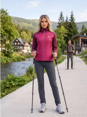 Damenjacke ALTISPORT GAIL BURGUND
