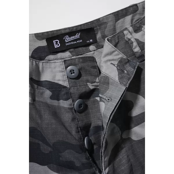  Herrenshorts BRANDIT 2019 GRAUES TARNMUSTER 