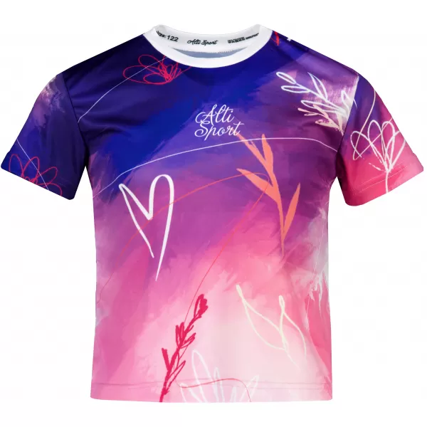  Funktionaler t -Shirt -Prämie von Kindern ALTISPORT VOJ/ALK083TR01 LILA 