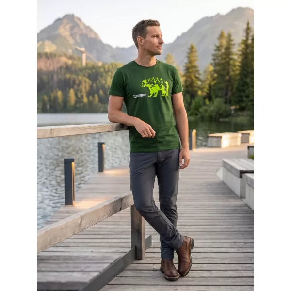  Herren t -Shirt mit kurzen Ärmeln ALTISPORT ALM193129 FLASCHE 