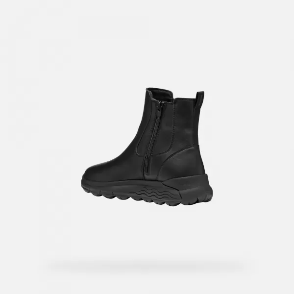  Damenschuhe GEOX SPHERICA 4X4 ABX G009462 SCHWARZ 
