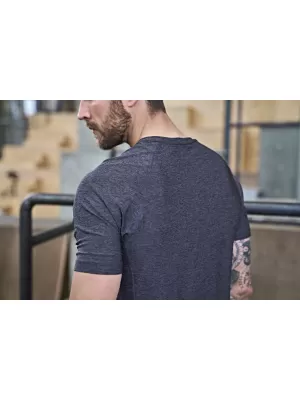 Herren-T-Shirt TEE JAYS | TJ 7020 SCHWARZE MELANGE