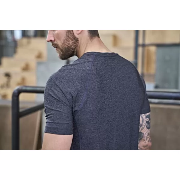  Herren-T-Shirt TEE JAYS | TJ 7020 SCHWARZE MELANGE 