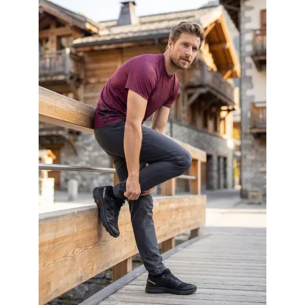  Herren Freizeithemd Premium ALTISPORT VOJ/ALM121TR06 WEINROT 