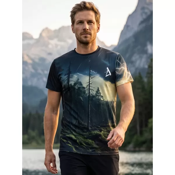  Herren Freizeithemd Premium ALTISPORT VOJ/ALM116TR06 DUNKLER WALD 