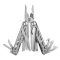 Werkzeug PENTAGON GUNNAR MULTITOOL D19009 SILBER