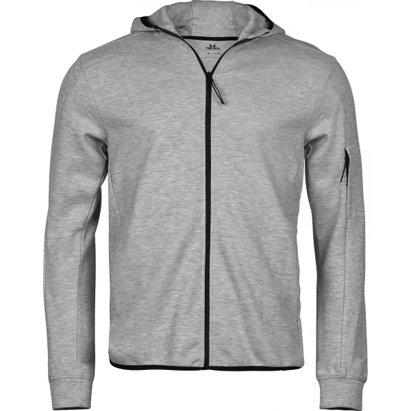  Herrenjacke TEE JAYS | TJ 5706 GRAU MELIERT 