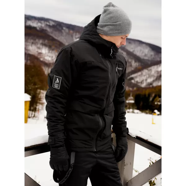  Herren-Winterjacke ALTISPORT GAL SCHWARZ 