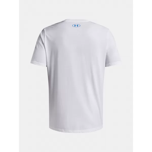  Herren-T-Shirt UNDER ARMOUR UA TRIPLE STACK LC LOGO SS WEIß 