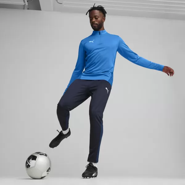  Hemd PUMA TEAMGOAL TRAINING 1/4 ZIP TO 658629_02 ELEKTRISCHE BLAUE LIMONADE/WEIß/TEAM ROYAL 
