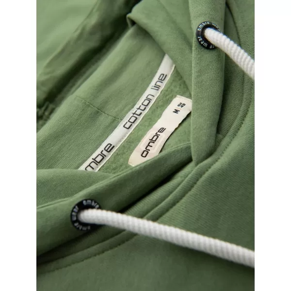  Herren-Sweatshirt OMBRE B1674 GRÜN 