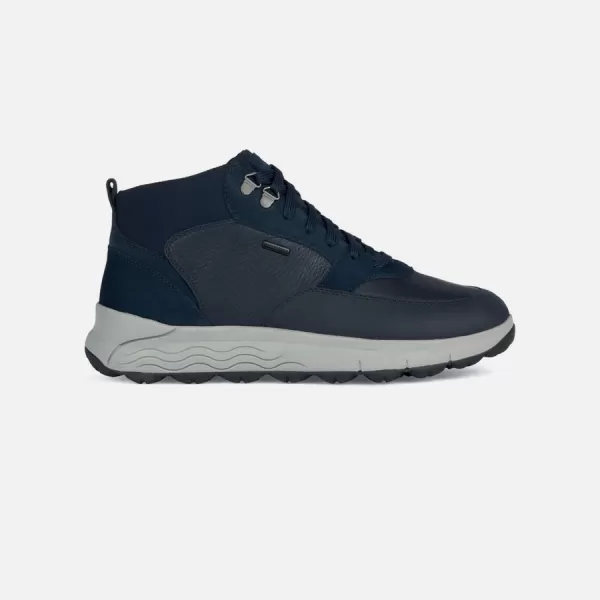  Herren-Stiefeletten GEOX SPHERICA 4X4 B ABX G008015 DUNKELBLAU 