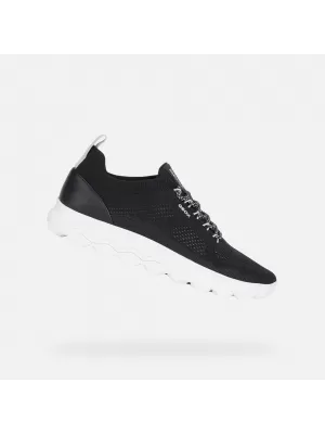 Herren-Sneaker GEOX SPHERICA G002565 SCHWARZ