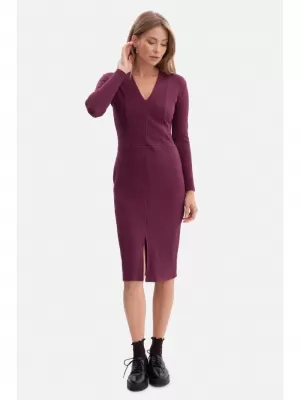 Kleid BEWEAR B307 PFLAUME