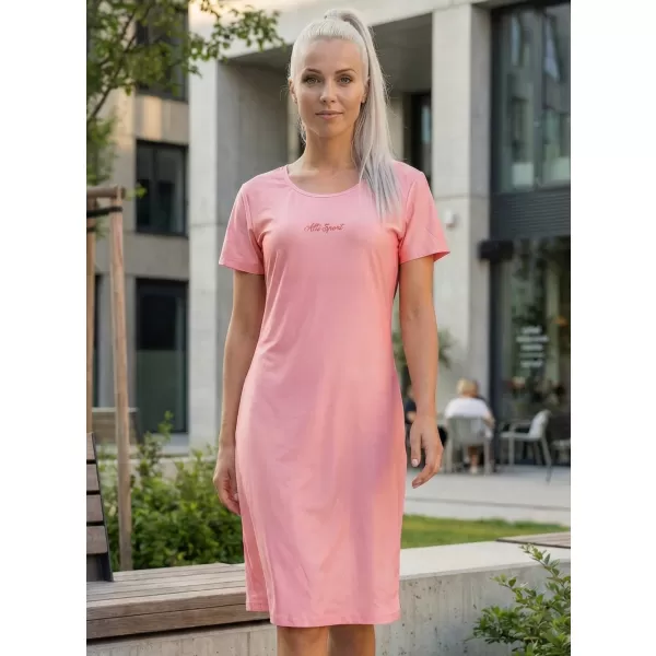  Damen erweitert T -Shirt Premium ALTISPORT VOJ/ALW075SAT02 PFIRSICH 