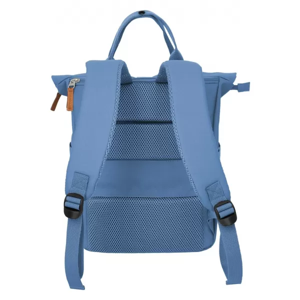  Rucksack TRAVELITE BASICS SHORT HANDLE ROLL-UP DENIM 