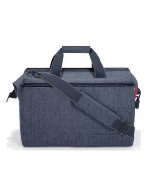 Tasche REISENTHEL ALLROUNDER L POCKET FISCHGRÄTENMUSTER DUNKELBLAU