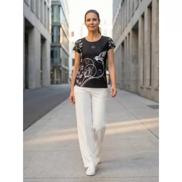 Damen Freizeitshirt Premium ALTISPORT VOJ/ALW106TR06 SCHWARZ 