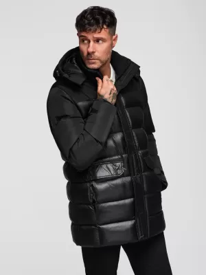 Jacke OMBRE OM-JALJ-0266 SCHWARZ