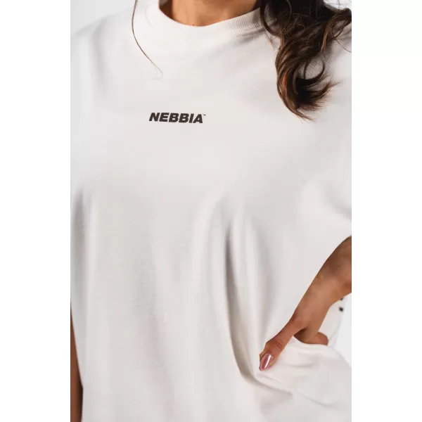  Übergroßes T-Shirt RESET 491 CREAM Nebbia 