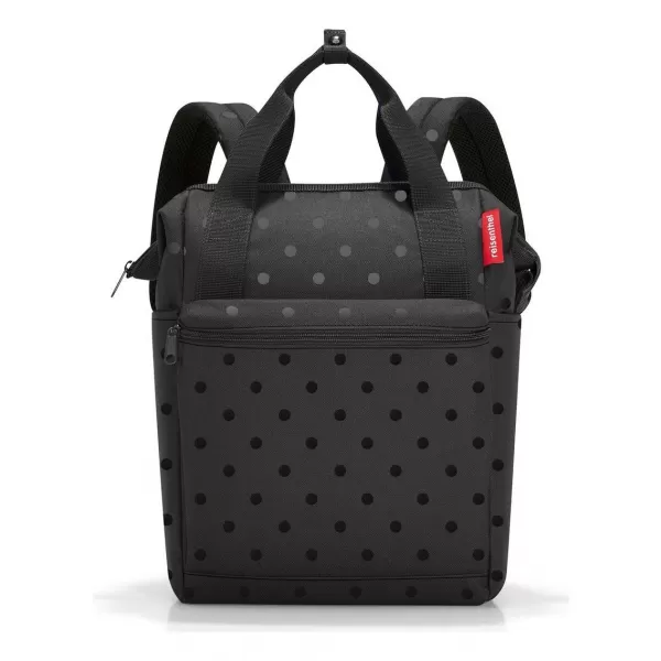  Damenrucksack REISENTHEL ALLROUNDER R GLÄNZENDE PUNKTE SCHWARZ 