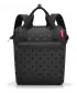 Damenrucksack REISENTHEL ALLROUNDER R GLÄNZENDE PUNKTE SCHWARZ