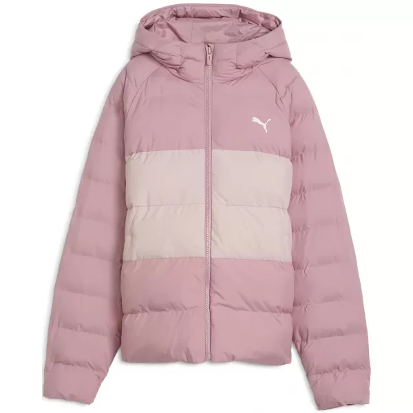  Kinderjacke PUMA SYNTHETIC HOODED PUFFER JACKET 68840465 AUSGEGLICHENES ROSA 
