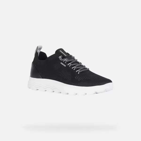  Herren-Sneaker GEOX SPHERICA G002565 SCHWARZ 