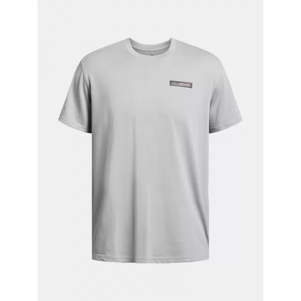  Herren-T-Shirt UNDER ARMOUR UA HW ARMOUR LABEL SS 1382831-011 GRAU 