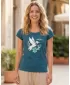 Frauen t -Shirt mit kurzen Ärmeln ALTISPORT ALW192122 KEROSIN