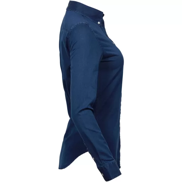  Damenhemd TEE JAYS | TJ 4003 INDIGOBLAU 