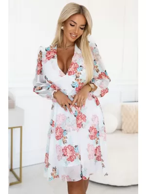 Kleid NUMOCO 388-3 FARBIGE BLUMEN