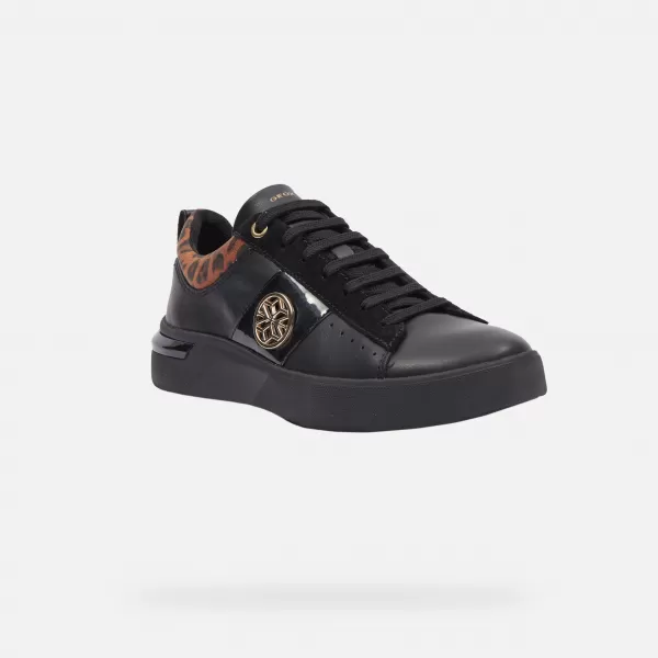  Damen-Sneaker GEOX DALYLA G009417 SCHWARZ 