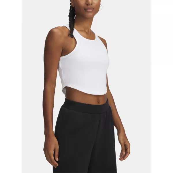  Damen-Tanktop UNDER ARMOUR UA RIVAL RIB TANK 1389798-100 WEIß 