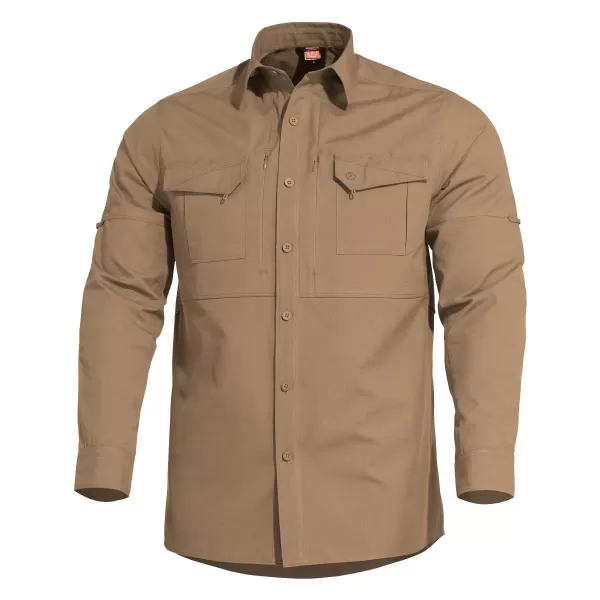 Herrenhemd PENTAGON PLATO SHIRT K02019 KOJOTE 