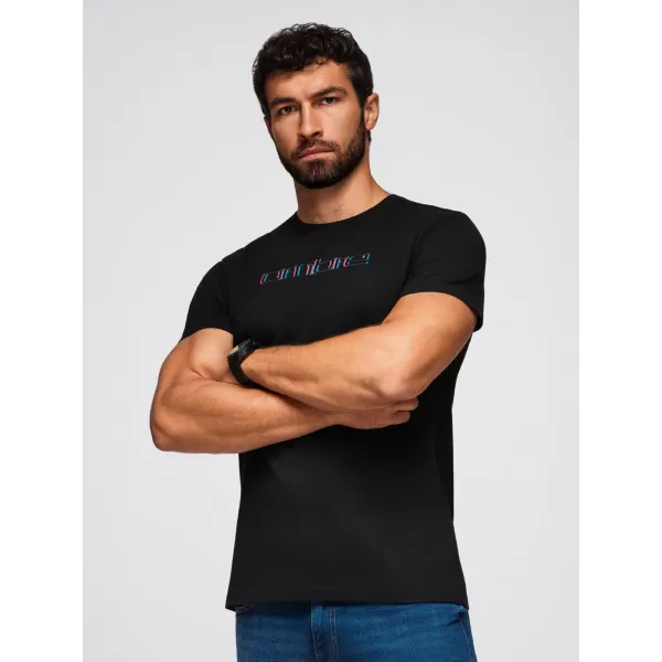  Hemd OMBRE OM-TSPT-0248 SCHWARZ 