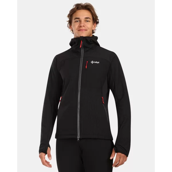  Fleece-Sweatshirt für Herren KILPI FRENI-M ZM0203KI SCHWARZ 